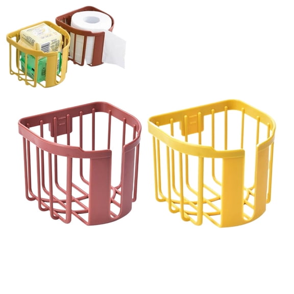 Nordic Wall Mount Tissue Holder, Facial Tissue Box Cover and Dispenser for Bathroom, Shower, Bedroom, or Office