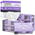 thumbnail image 1 of Facial Tissue Paper 130 Tissues Per Box, 6 Boxes Car and Travel Tissue Packs, 1 of 6