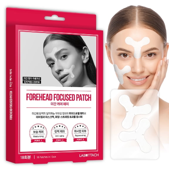 Labottach Forehead Focused Patch, 18 Count