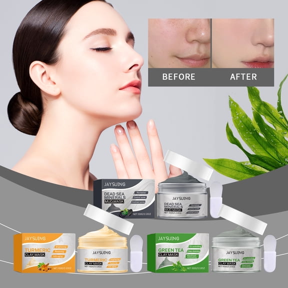 Facial mud application mask series, moisturizing, controlling oil, firming, gentle on facial skin, evening skin tone