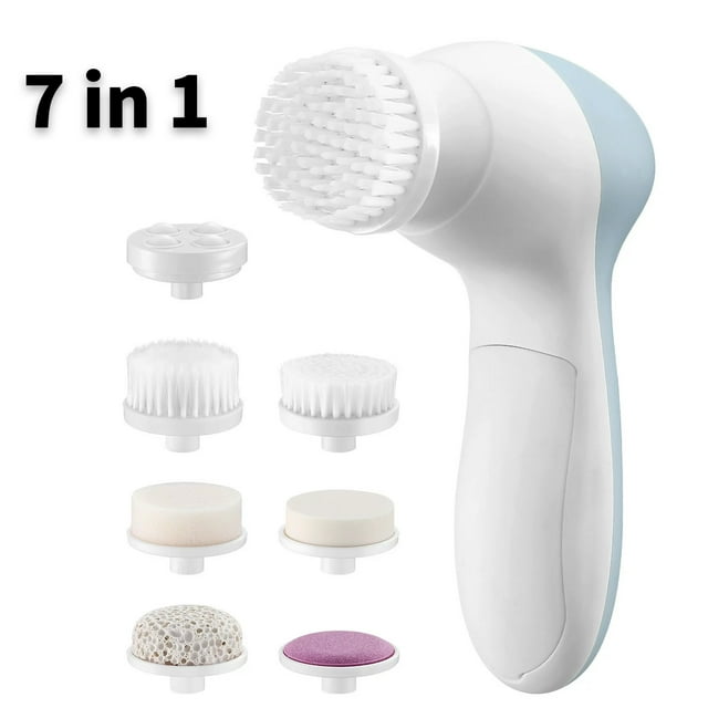 Facial scrubber,7 in 1 Multifunction Electric Electronic Beauty Deep Clean Facial Cleaner