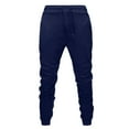 thumbnail image 1 of Facnwert Men's Solid Color Pocket Drawstring Casual Youth Versatile Athletic Stretchy Sports Loose Elasticity Oversized Pants, 1 of 6