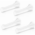 thumbnail image 1 of FacoFaco Pack of 4 Spring Door Stoppers with Rubber Tip，3-1/4" Door Stoppers for Home, Offices, Schools, (White), 1 of 15