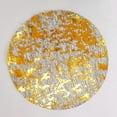 thumbnail image 1 of FacoFaco Set of 12 Black Gold Disposable Placemats Foil Mesh 13 Inch Round Pressed Table Mates for Dining Table Wedding Birthday Party Holiday, 1 of 12