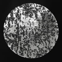 FacoFaco Set of 12 Silver Disposable Placemats Foil Mesh 13 Inch Round Pressed Table Mates for Dining Table Wedding Birthday Party Holiday