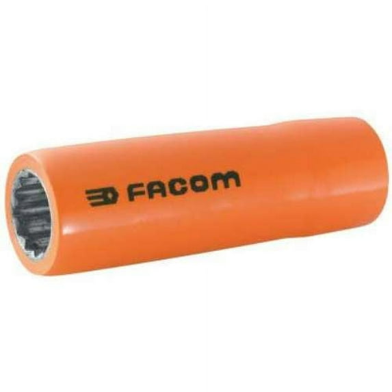 Facom Insulated Deep Socket, 1/2" Drive, 18 mm, 12 Points, EA (575-FM-S.18LAVSE)