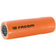 thumbnail image 1 of Facom Insulated Deep Socket, 3/8" Drive, 19 mm, 12 Points, EA (575-FM-J.19LAVSE), 1 of 2