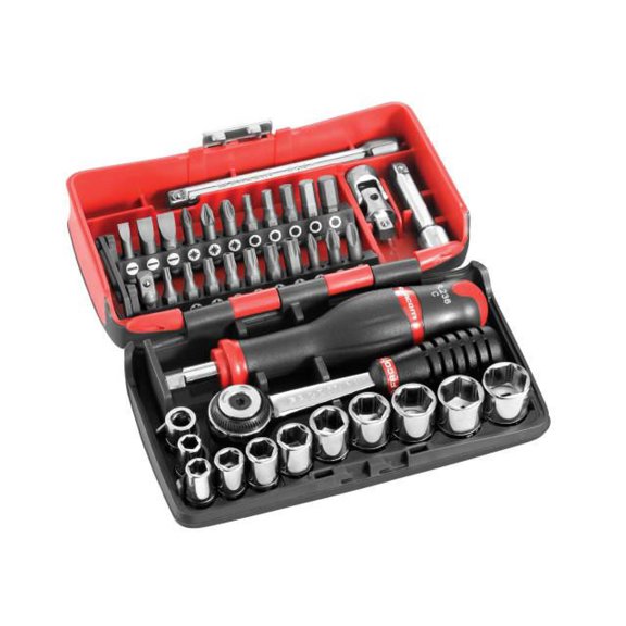 Facom - R2NANO Socket Set of 38 Metric 1/4in Drive