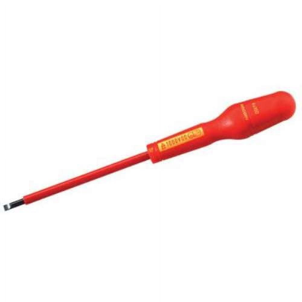 Facom Screwdriver, Round Bar Slotted 3 mm x 3", 1 Each (575-FW-A3X75VE)