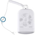 thumbnail image 1 of Facon 12 Volt RV Camper Fan and LED Light Combo with Independent Switch, 2-Speed Fan, 51-3/16’’ Extendable Cord with 1/5’’(5.5mm) Male Plug, RV Fan Light with Holding Bracket, 1 of 8