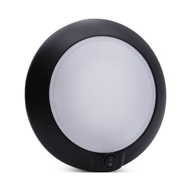 FXC 12V-24V RV LED Round Ceiling Light – Touch Dimmer, 2.4W, Warm White, 95mm