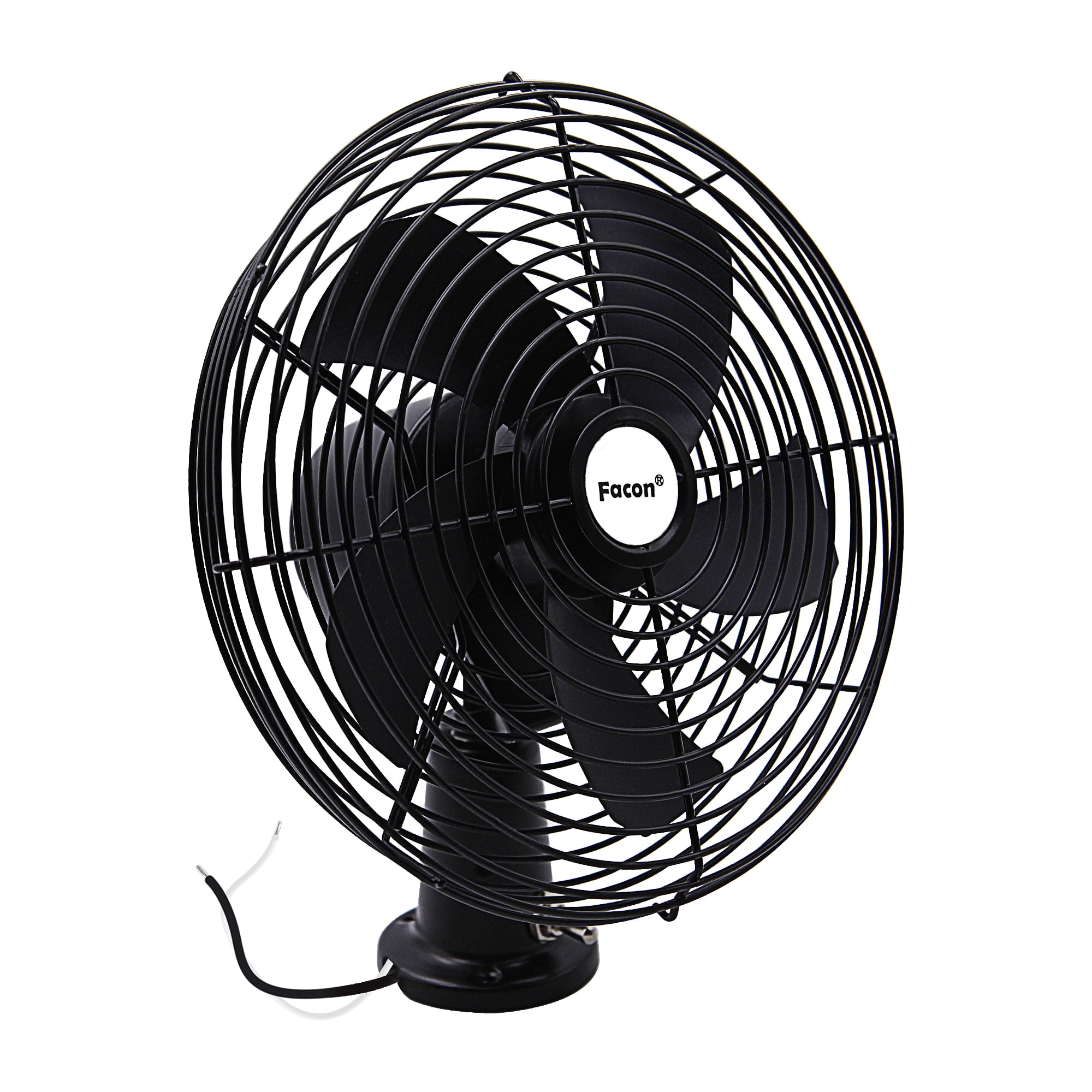 Aramox 12V RV Quiet Cooling Fan 2 Speed Switch Heavy Duty Metal Car Fan