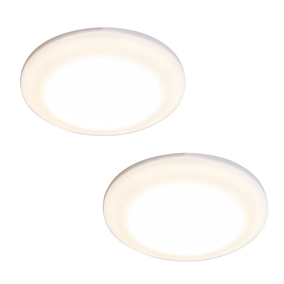 Facon 3.5 inch RV Super Slim LED Interior Ceiling Light, 12V 4000K Dome Light Fixture for RV, Boat, Trailer, Camper, 2 Pack