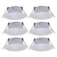 thumbnail image 1 of Facon 3 Inch LED RV Puck Light Full Aluminum Recessed LED Ceiling Light, 12V Interior Light for RV Motor-Homes Camper Caravan Trailer Boat (Pack of 6), 1 of 9