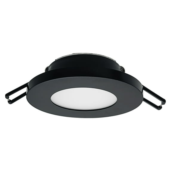 Facon 3Inch 12V LED RV Puck Light, Super Slim Recessed Mount Down Light, 12Volts Interior Light for RV Motor-Homes Camper Caravan Trailer Boat