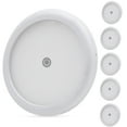 thumbnail image 1 of Facon 4.5" DC 12V RV LED Dome Light Fixture with Touch Dimmable Switch, 4W RV Boat LED Ceiling Puck Light, Ultra Slim RV Interior Lighting for RV/Trailer/Camper/Boat Warm White 3400K, 6 Pack, 1 of 10