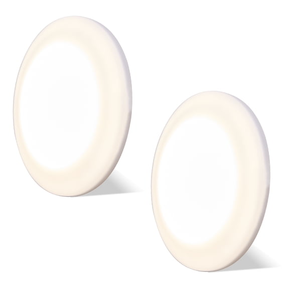 Facon 4.5 inch RV Super Slim LED Interior Ceiling Light, 12V 4000K Dome Light Fixture for RV, Boat, Trailer, Camper, 2 Pack