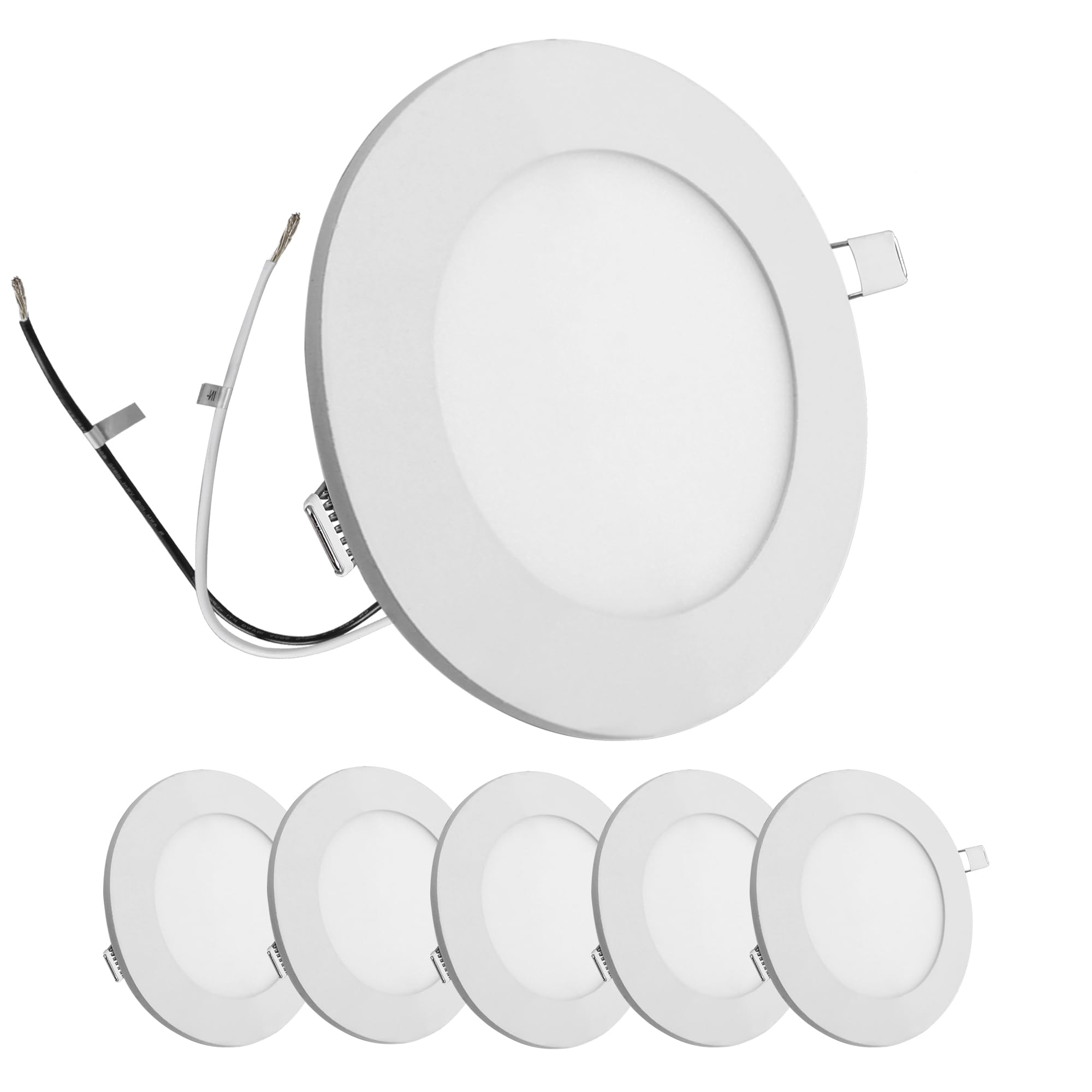 Facon 4.5Inch 12V LED Puck Light RV Interior Lights, Aluminum Slim ...