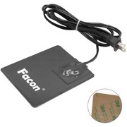 Facon 5 x 4 Battery Heater Pad with 3M Self Adhesive and Thermostatically controlled, Automotive Engine Block Heater, Engine Oil Pan Heater Pad, 120V, 60Watts