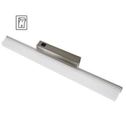Facon LED 16.5-Inch Modern Dimmable 1-Light Wall Sconce with Acrylic Shade, Black Vanity Light Reading Light for RV, boat, trailer, camper
