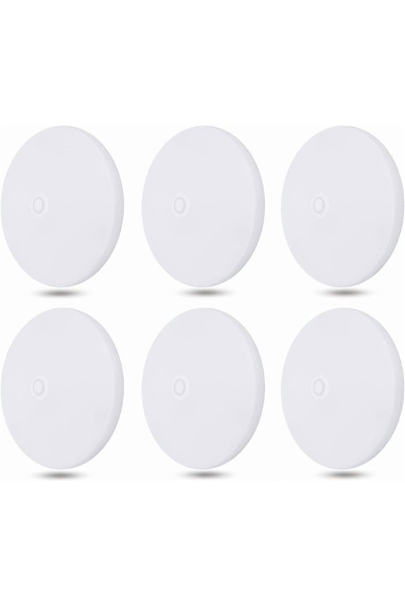Ultra Slim 4.5'' 12V RV Puck Lights w/Switch, 4000K Cool White LED Interior Lights for RVs, Camper Van, Boats, 12V Dome Light Fixture cETL Certified6 Packs