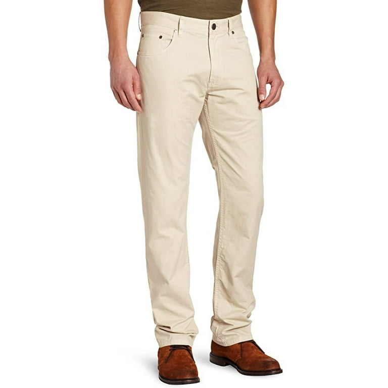 Faconnable Men's 5 Pocket Pants, Beige, 40 R