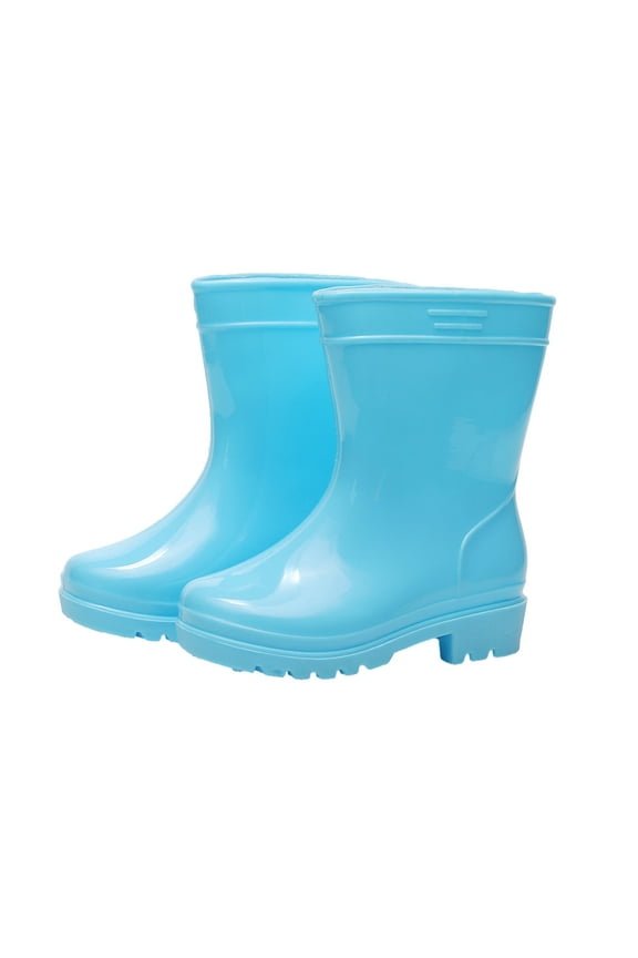 Children Unisex Rain Shoes Soft Rubber Boots Non Slip Water Boots