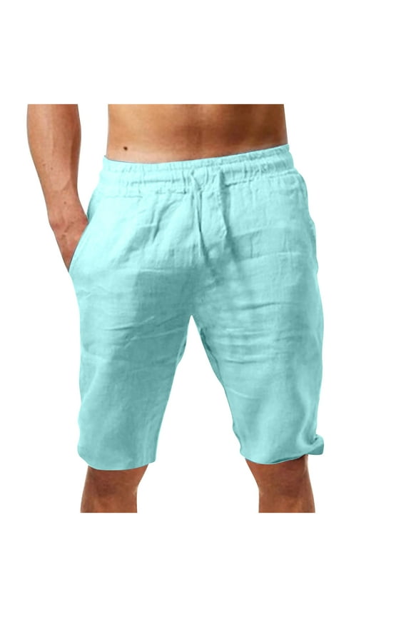 Men's Retro Half Jeans Comfy Relaxed Fit Men Jeans Summer Half Pants for Men Workout Cargo Work Comfy Relaxed Fit Short Pants for Men