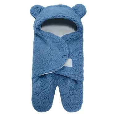 Facrlt Newborn Baby Cute Cotton Receiving White Sleeping Blanket Boy Girl Wrap Swaddle
