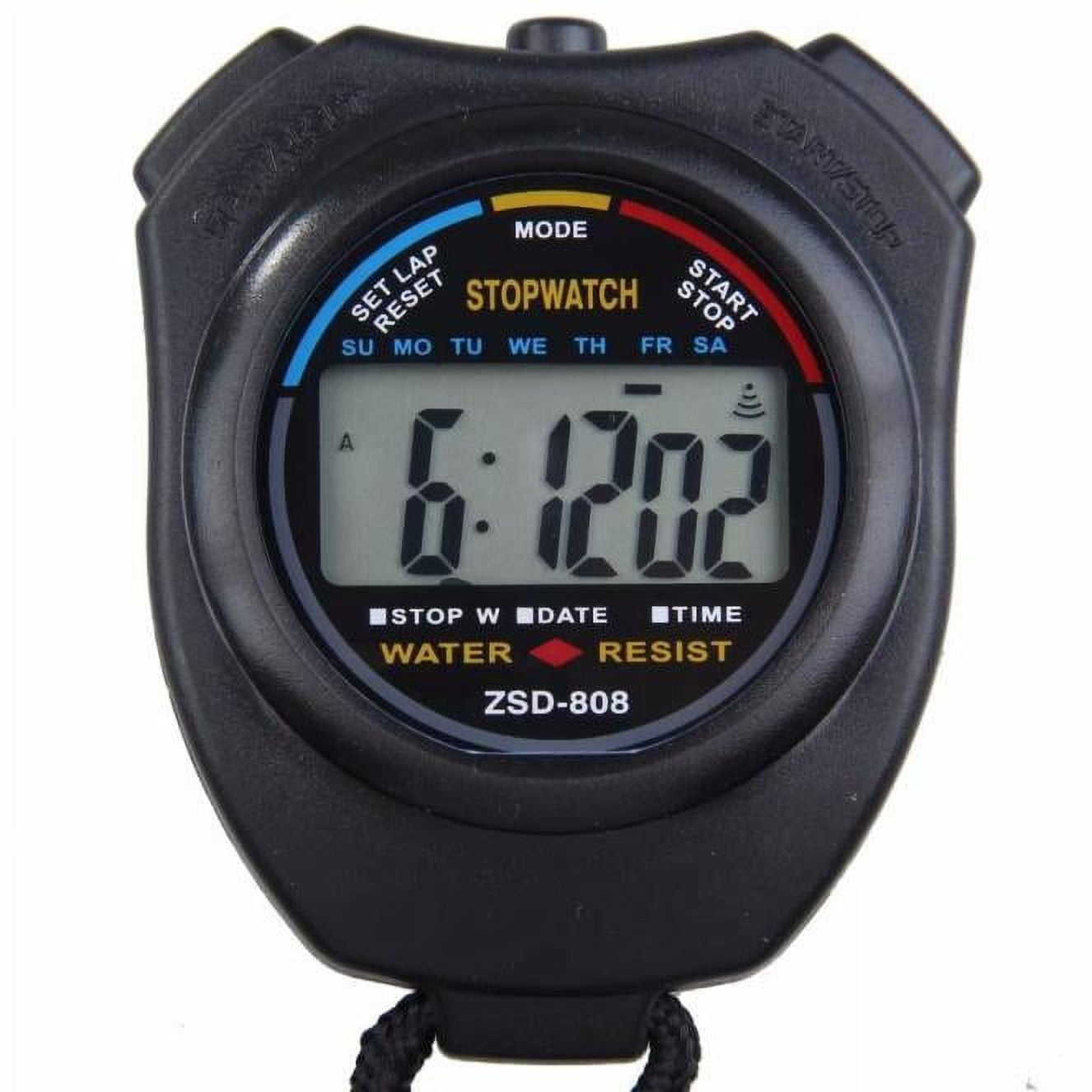 Handheld Digital Stopwatch Simple Operation Silent Clear Display Timer Walmart