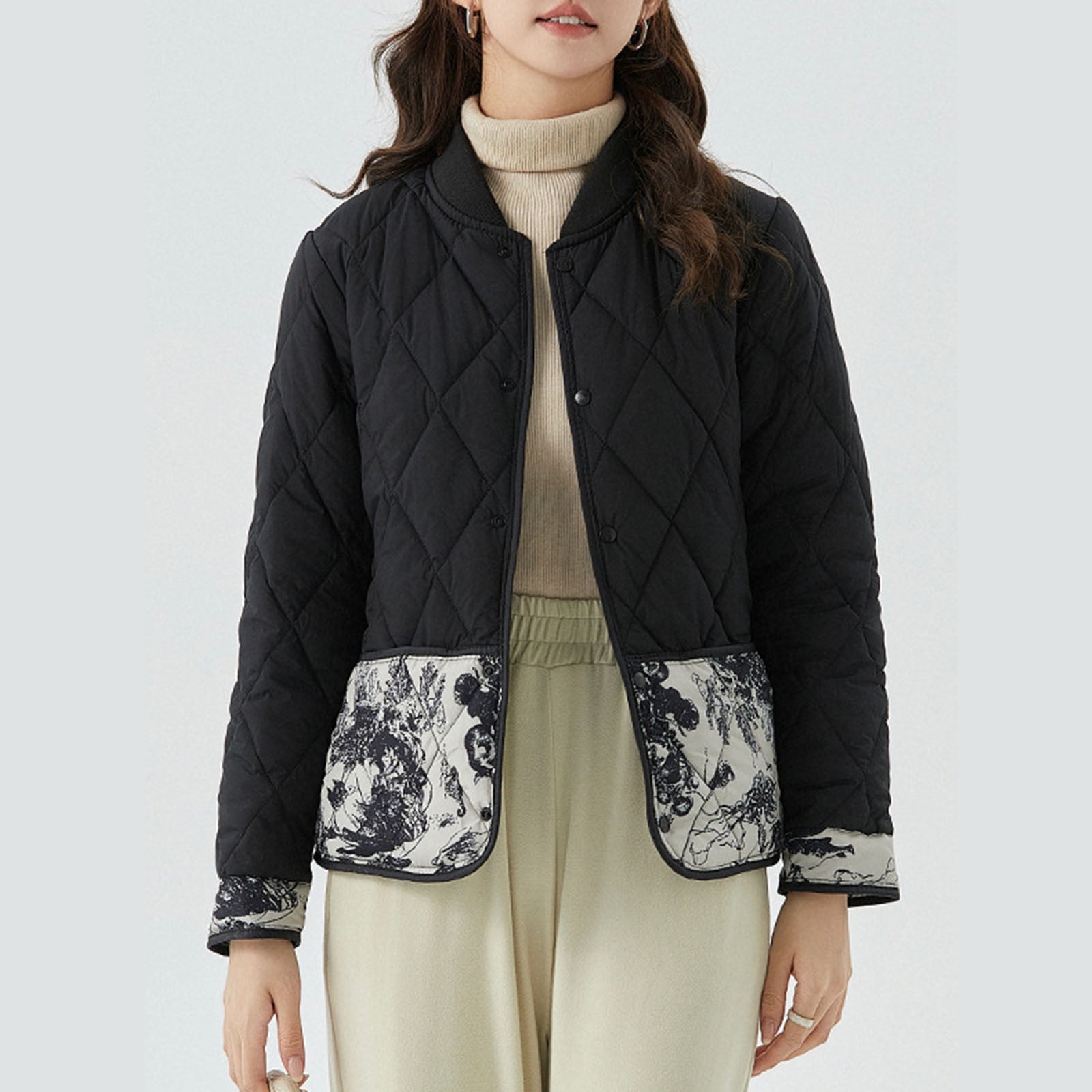 Facrlt Women's winter casual jacket Womens Winter Clothes Plus Size