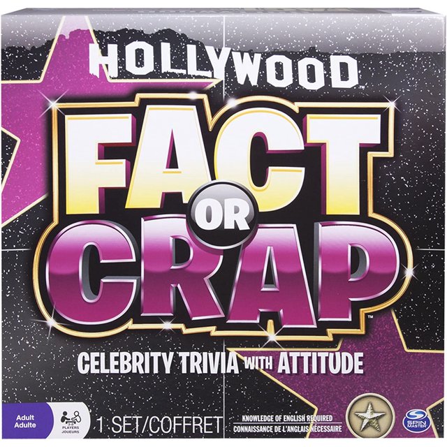 Fact or Crap Hollywood Edition Board Game