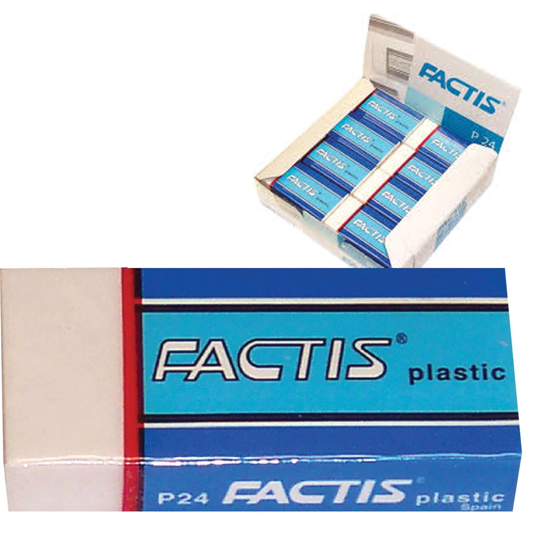 General's Factis Plastic Eraser and Carving Block 24-Count Package