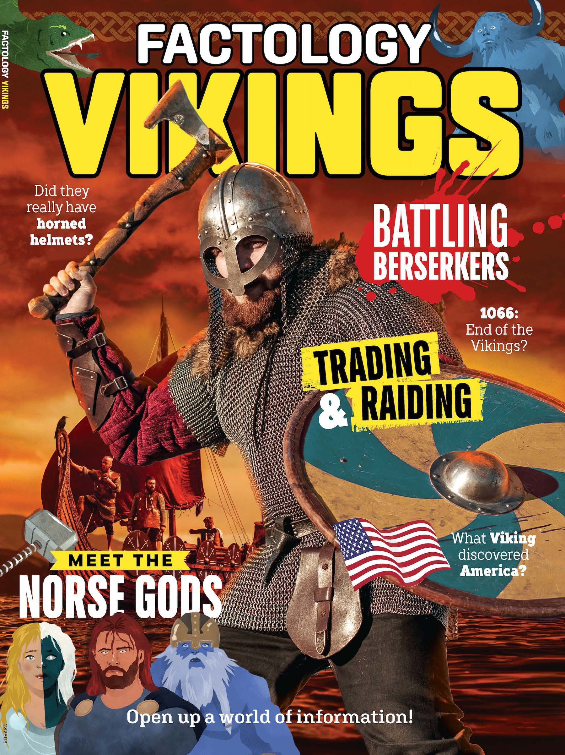 Factology - Vikings: Trading Raiding, Battling Berserkers, Did They Really Have Horned Helmets, What Viking Discovered America, The Norse Gods, 1066 Ending Of the Vikings