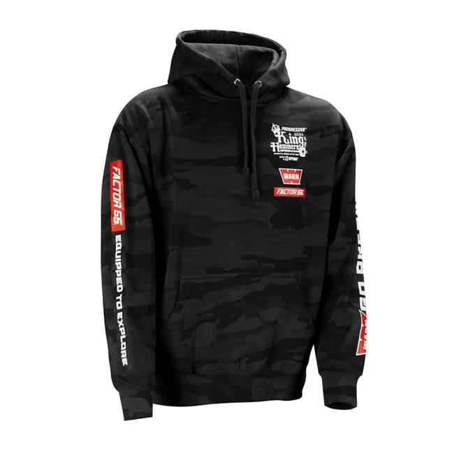 Factor 55 40865 King of the Hammers Hoodie, Black - Large