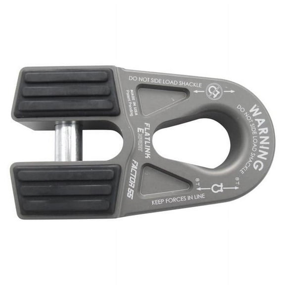 Factor 55 FCT00080-06 Flatlink Winch Shackle Mount, Gray