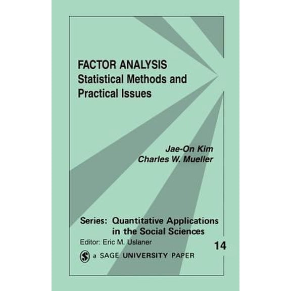 Pre-Owned Factor Analysis: Statistical Methods and Practical Issues (Paperback) 0803911661 9780803911666