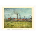 thumbnail image 1 of Factories at Clichy, France - From an Original Color Painting by Vincent van Gogh c.1887 - Master Art Print 10in x 14in, 1 of 4