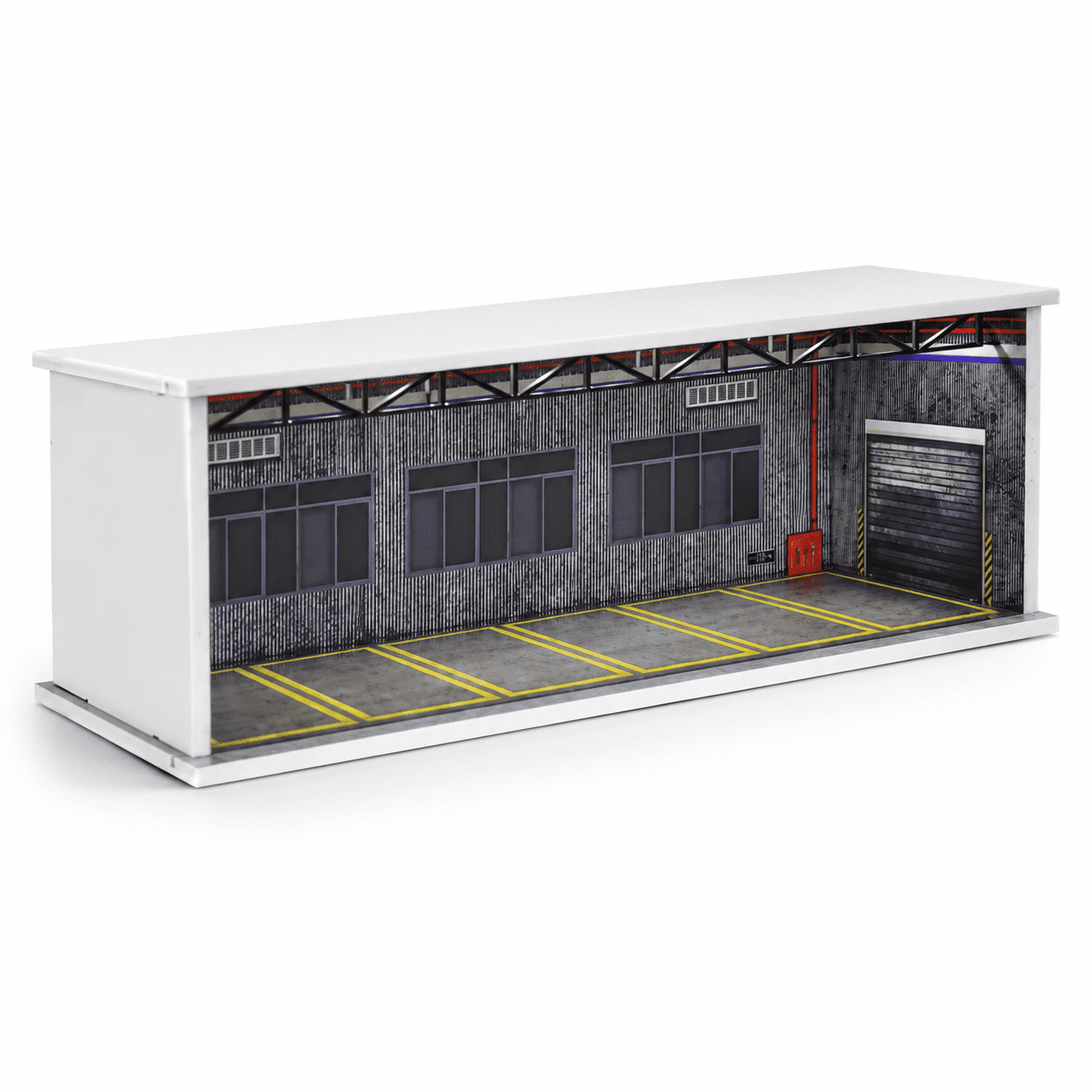 Display Box Scale Model Factory 1/64 Scale Diecast Model Car Display Case with LED Lighting ...
