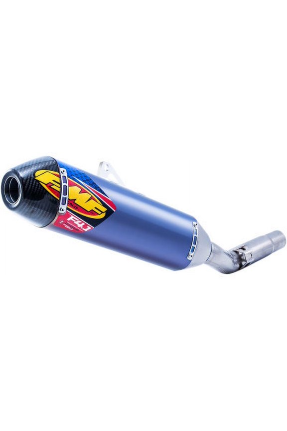 Factory 4.1 RCT Blue Anodized Titanium Slip-On Muffler w/Carbon Fiber End Cap