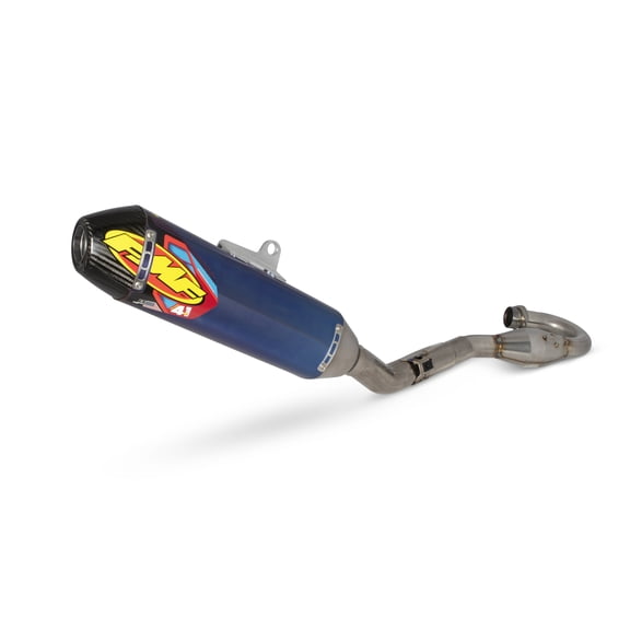 Factory 4.1 RCT Full System with MegaBomb Header, Anodized/Titanium Muffler - Carbon Fiber End Cap