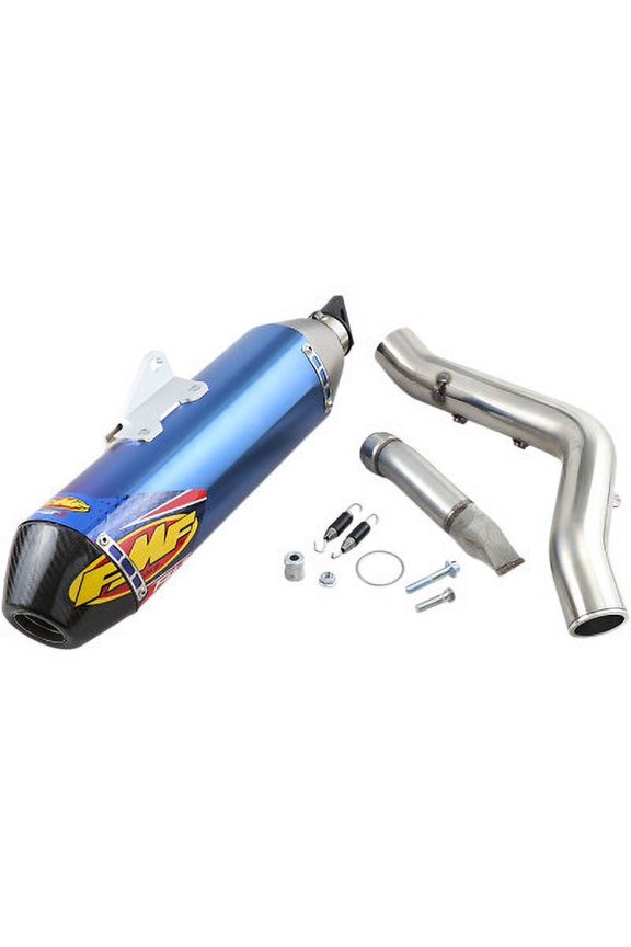 Factory 4.1 Slip-On - Blue Anodized Titanium - Carbon Fiber Endcap