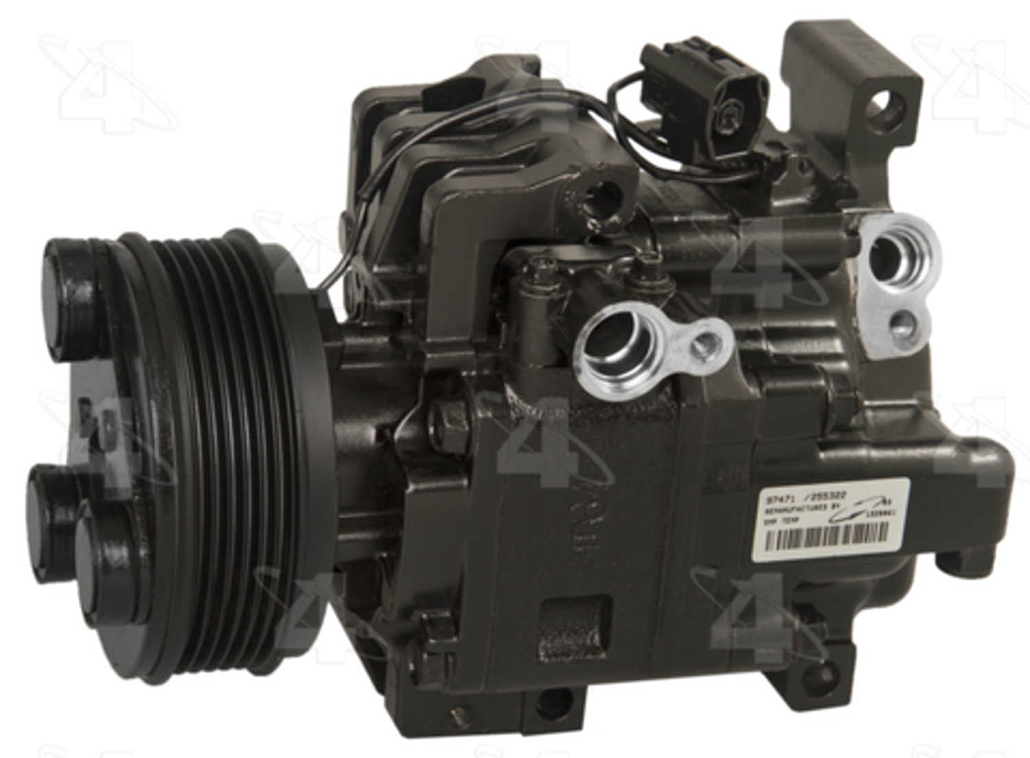 Factory Air by Four Seasons Reman Matsushita/Panasonic H12A1K4DW Compressor w/ C (97471) Fits select: 2007-2008 MAZDA CX-7