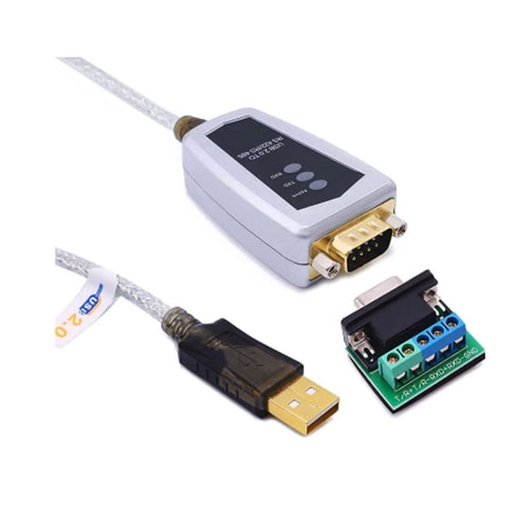 Factory Automation & PLC/SCADA USB 2.0 to RS485/RS422 Converter Cable 1.5 Ft No External Power Required -