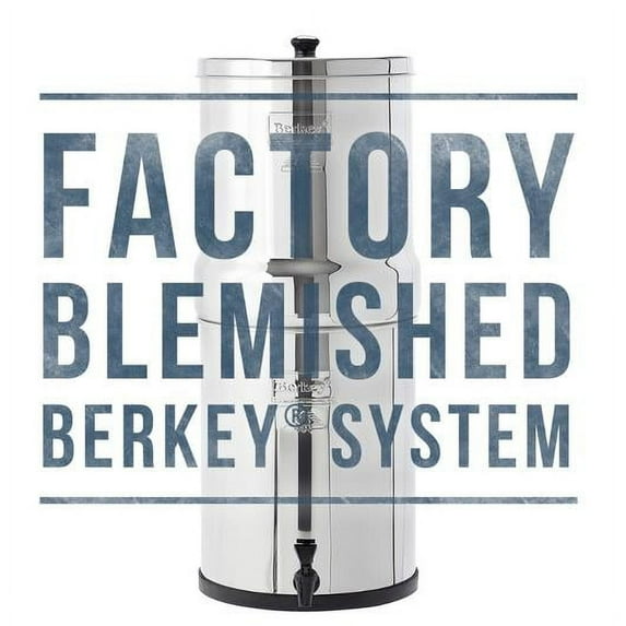 Factory Blemished Berkey Water Filter Systems: Travel, Big, Royal, Imperial, Crown