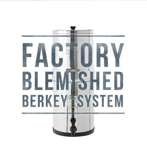 Factory Blemished Travel Berkey Water Filter System (1.5 gal)