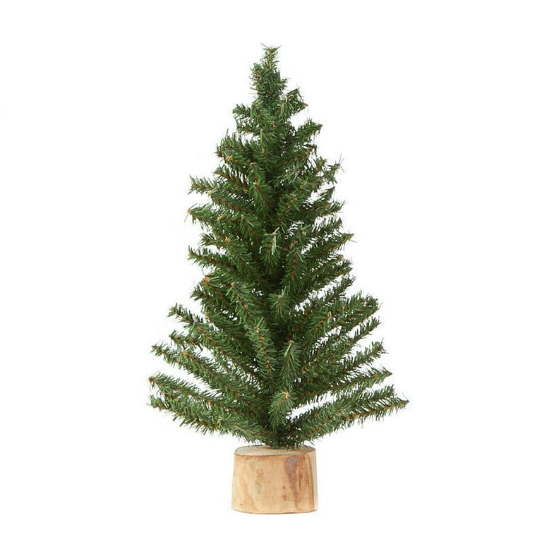 Factory Direct Craft 18 inch Pine Christmas Tree with Wood Base 