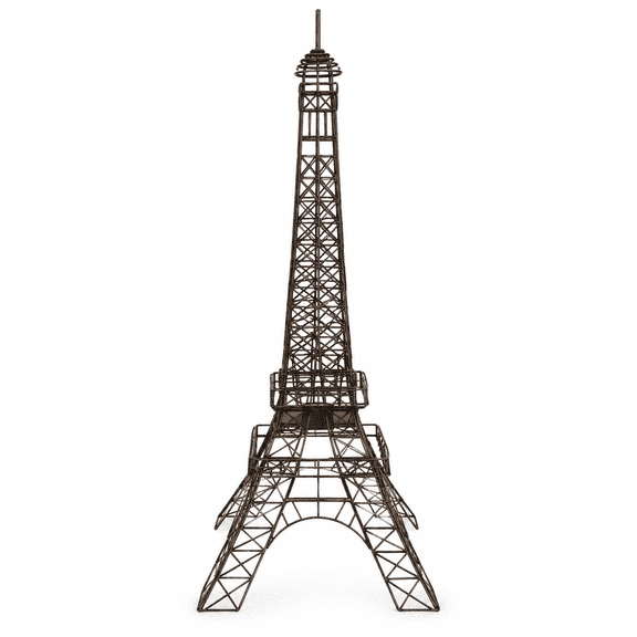 Factory Direct Craft Antiqued Metal Eiffel Tower, 20 Inch