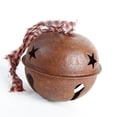 thumbnail image 1 of Factory Direct Craft 4 Rusty Tin Christmas Jingle Bells with Homespun Hanger, 1 of 3
