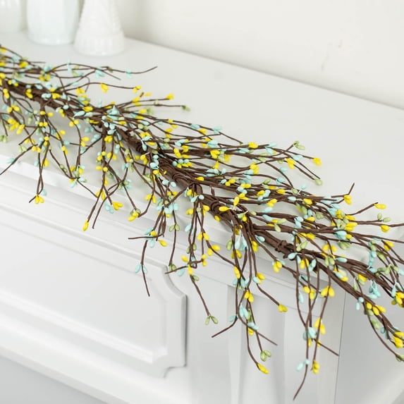 Factory Direct Craft 54″ Springtime Pip Berry Garland – Rustic Indoor Fall & Country Decor